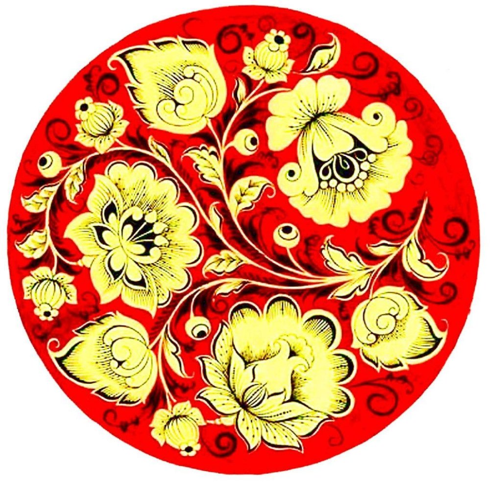 Хохломская роспись Золотая Хохлома