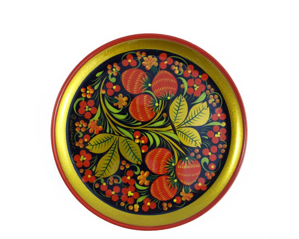 Тарелка-панно "Хохлома" 500х20