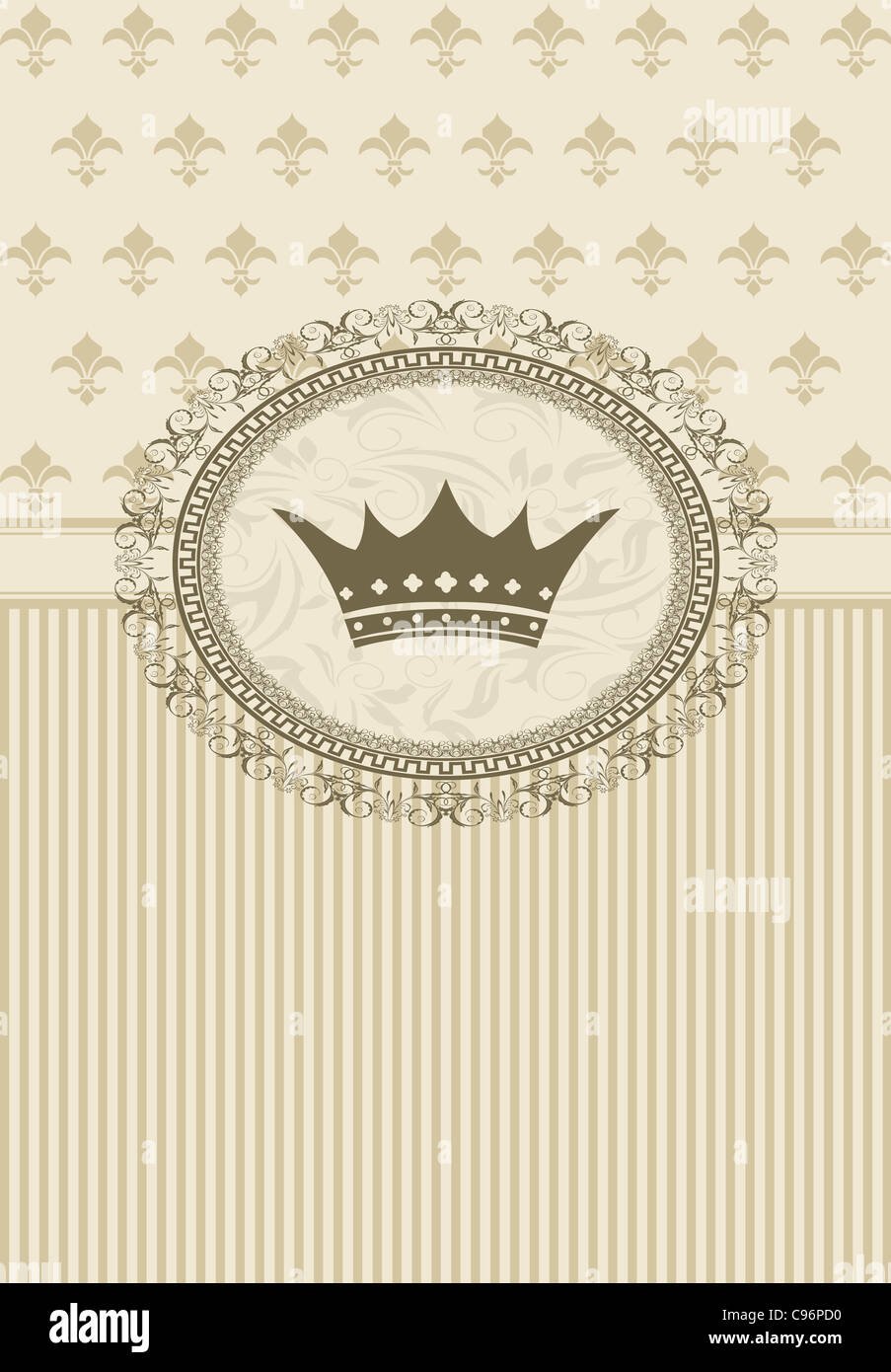 Короны орнамент паттерн