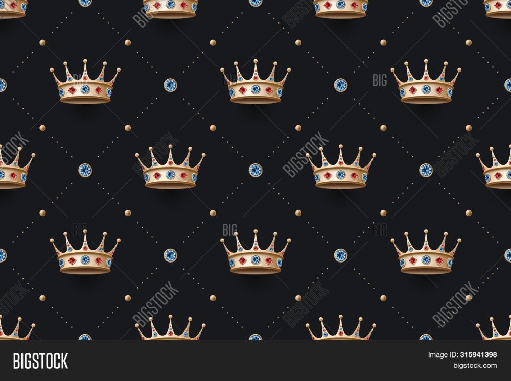 Корона на желтом фоне