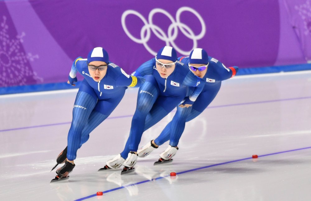 Конькобежец ночью