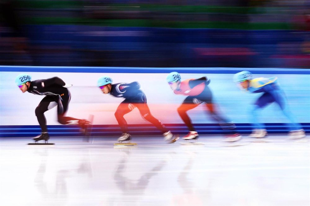 Конькобежный спорт финиш