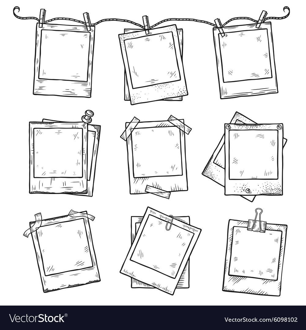 Маленькие рисунки в рамке