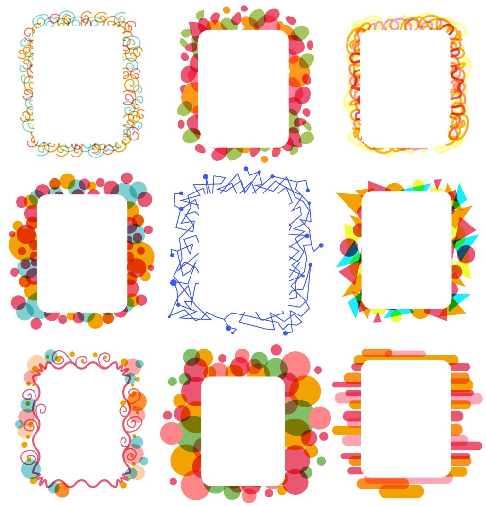 Рамка цветная