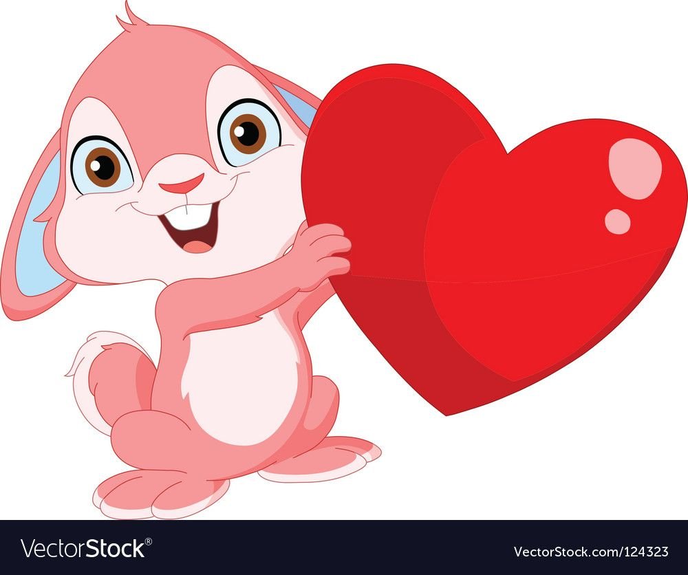 Зайчик с сердечком