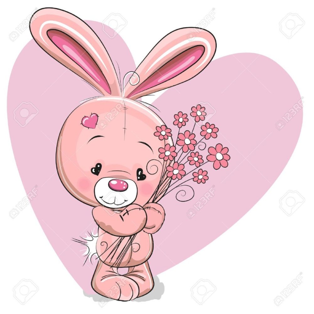 Зайчик с сердечком