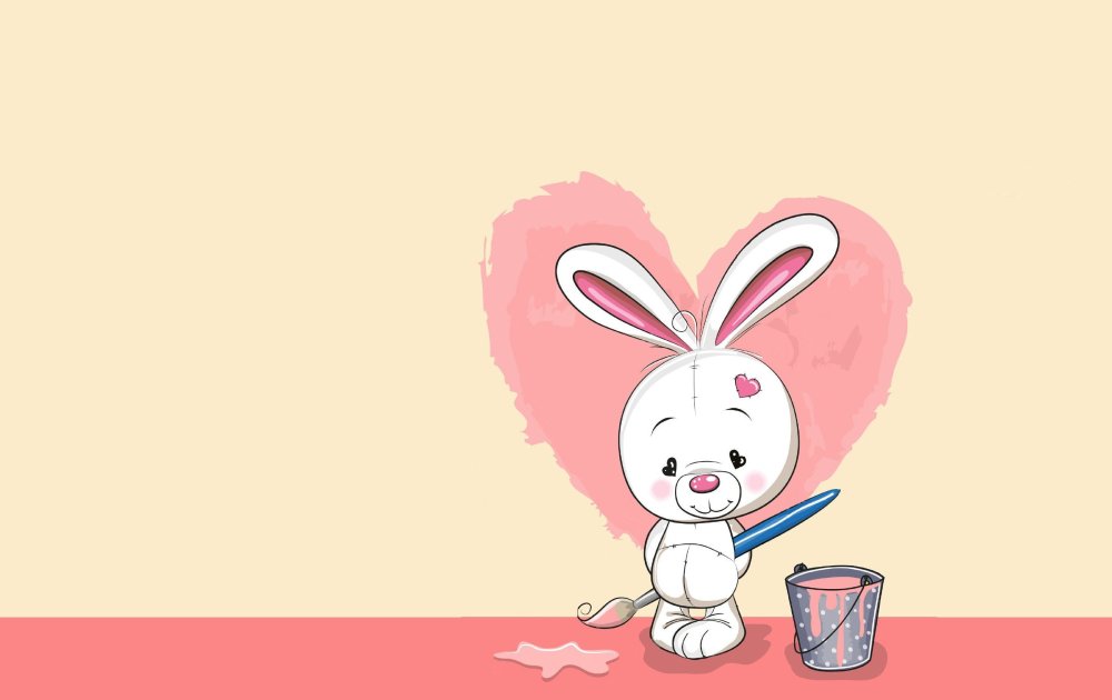 Фон с зайчиками