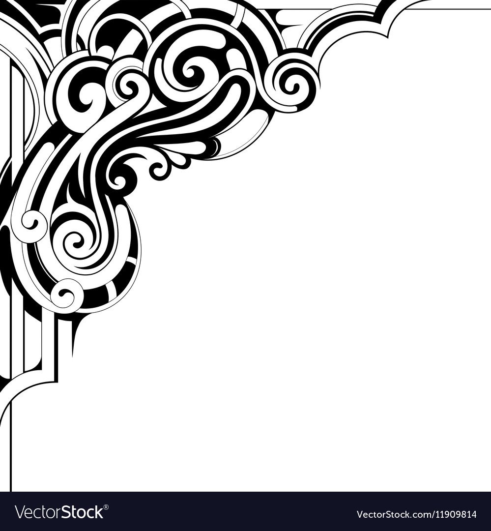 Рамка уголок современная Графика