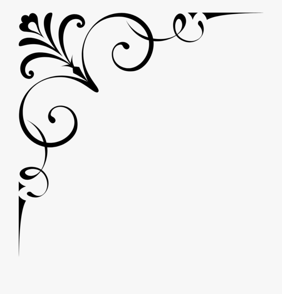 Узор легкий угловой