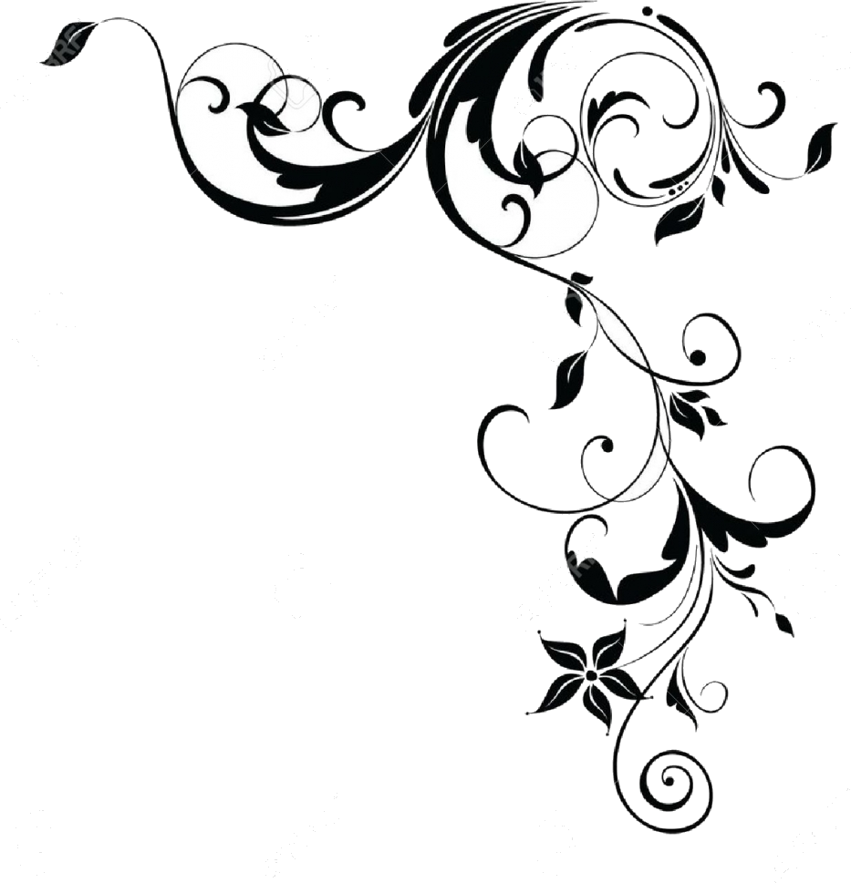 Красивые узоры в правый угол