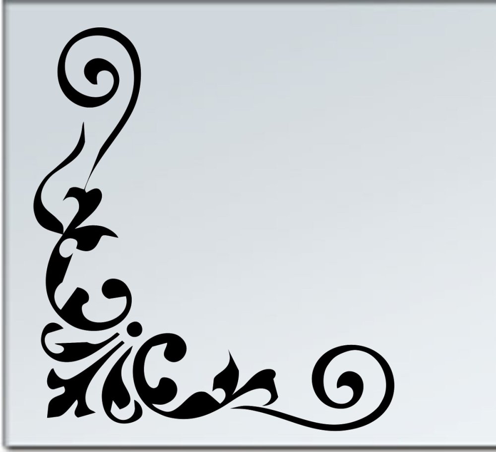 Векторный орнамент угловой