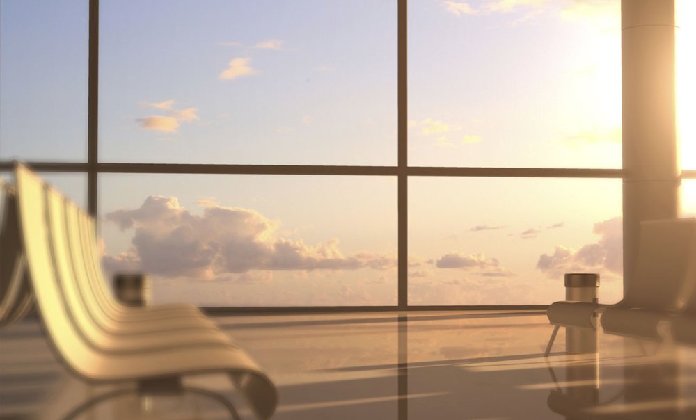 Вечерний аэропорт