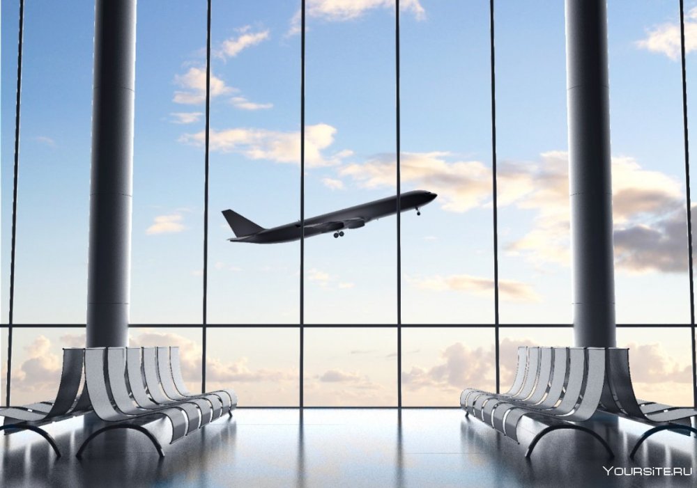 Аэропорт панорамное окно