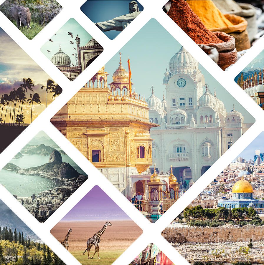 Баннер коллаж из фотографий