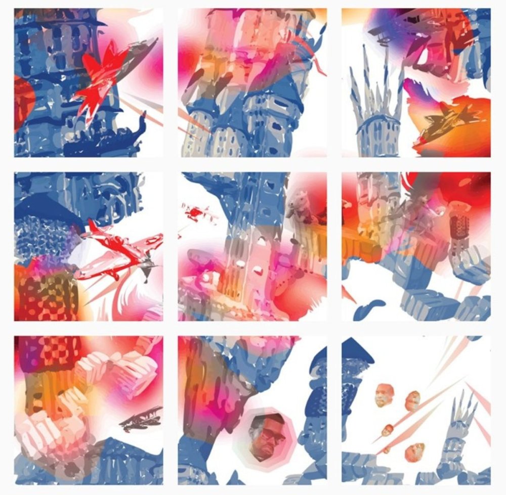 Бесконечный коллаж в инстаграме