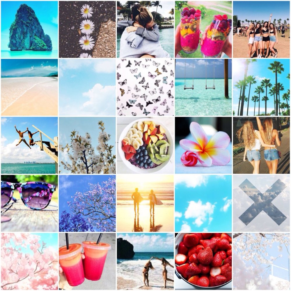 Цветной коллаж