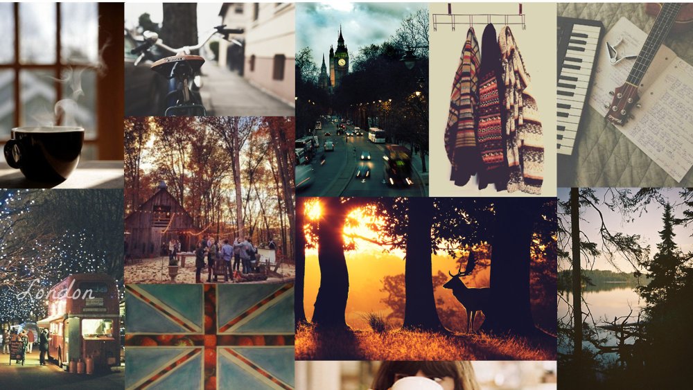 Вдохновляющий коллаж