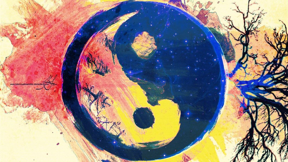 Инь Янь абстракция