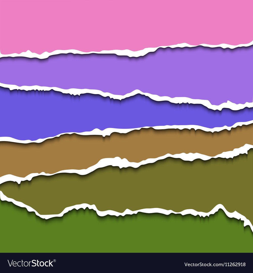 Оборванная полоска бумаги