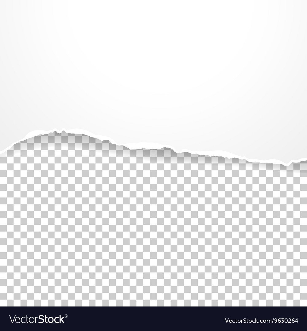 Оторванный уголок бумаги