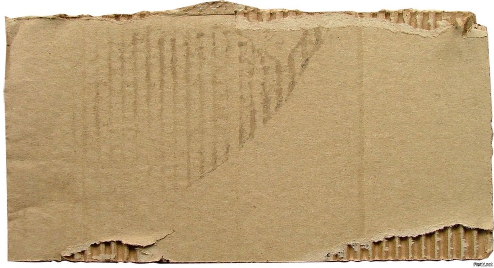 Кусок старого картона