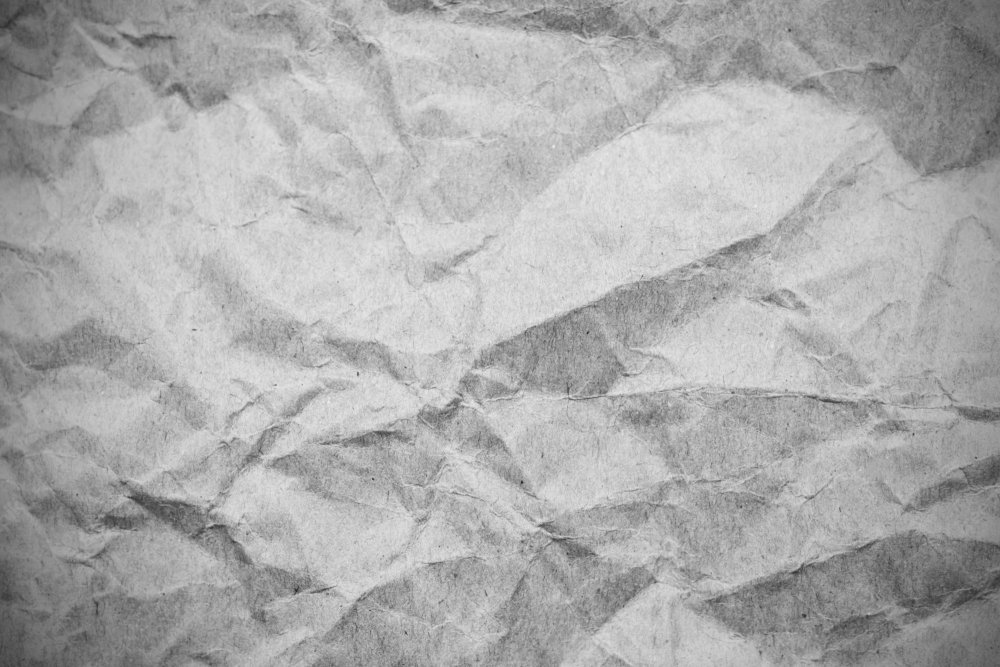 Мятая рваная бумага