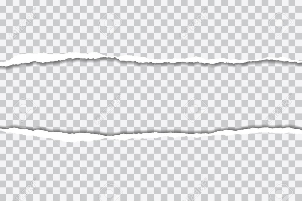 Рваная полоса бумаги
