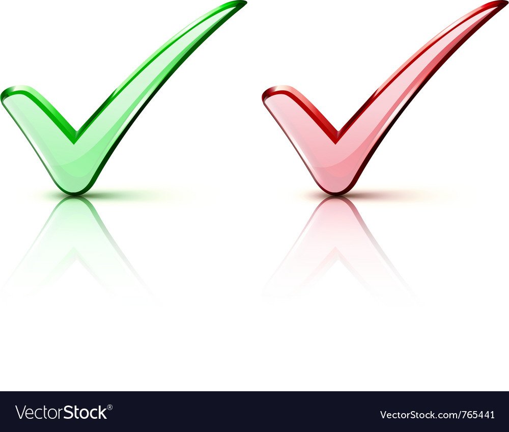 Красная галочка в квадратике