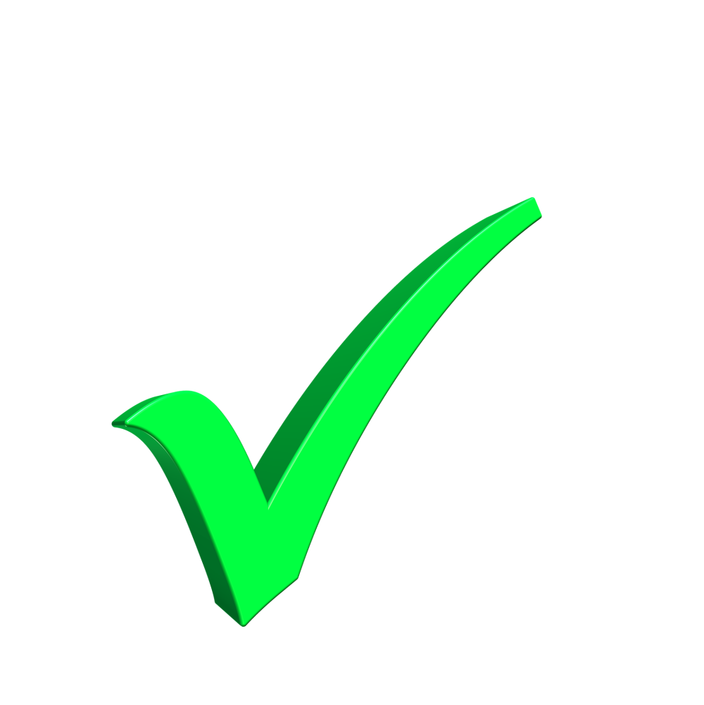 Галочка тушью значок