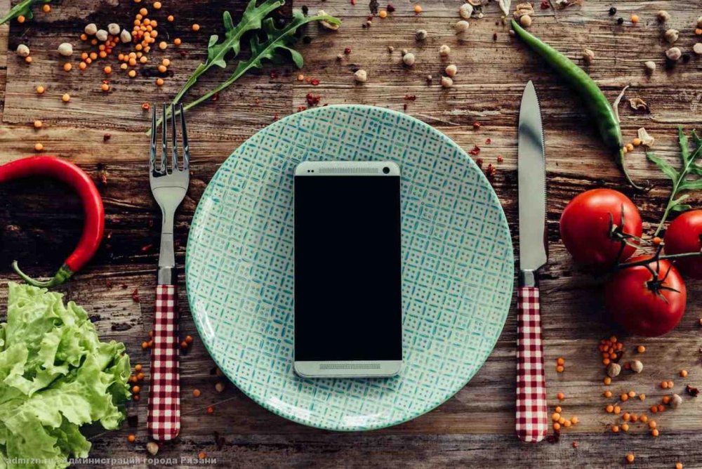 Еда вид сверху