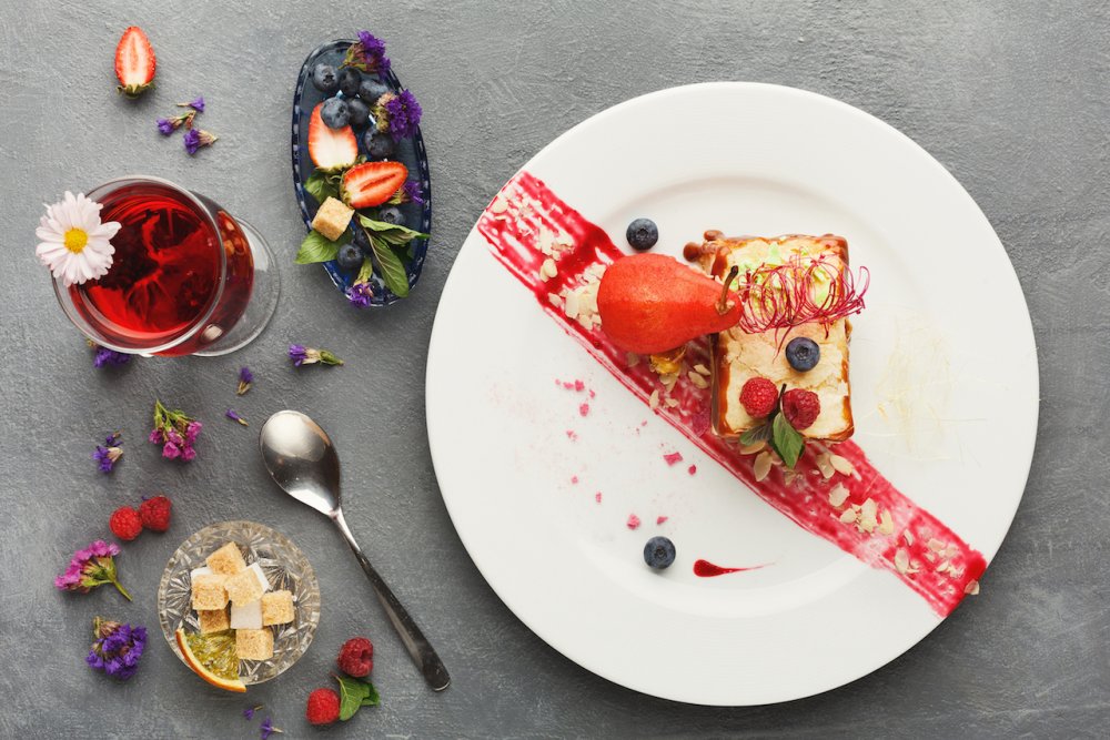 Кухонный стол вид сверху