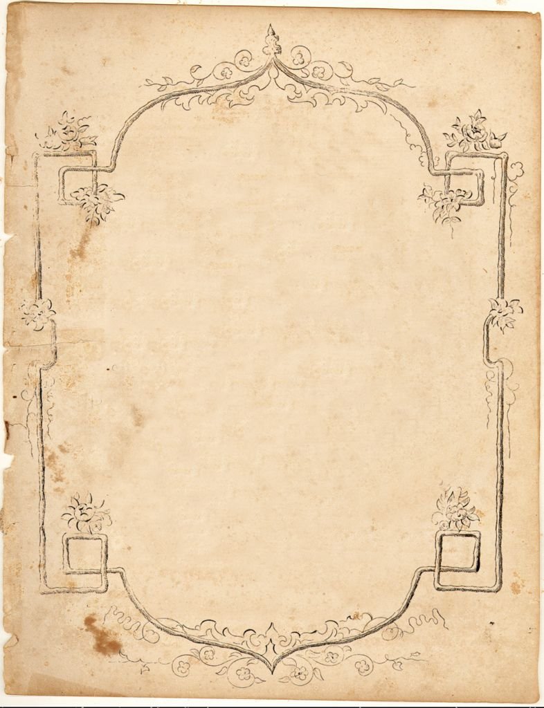 Рамка гильош вектор