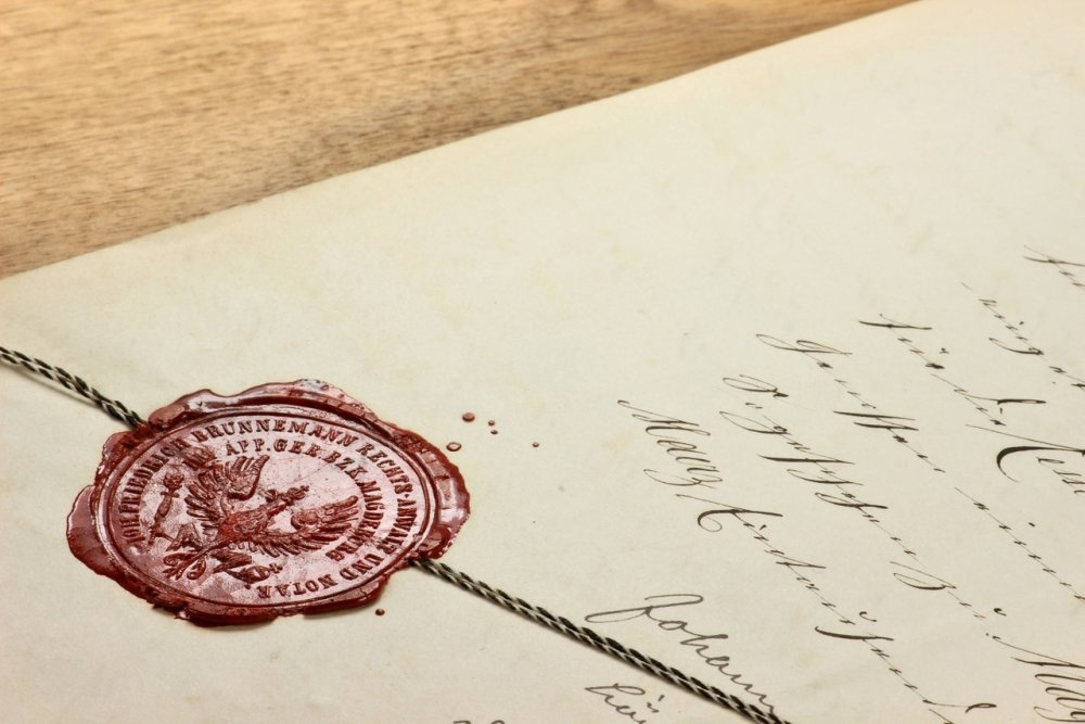 Подложка для свидетельства