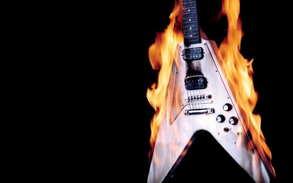 Гитара в огне