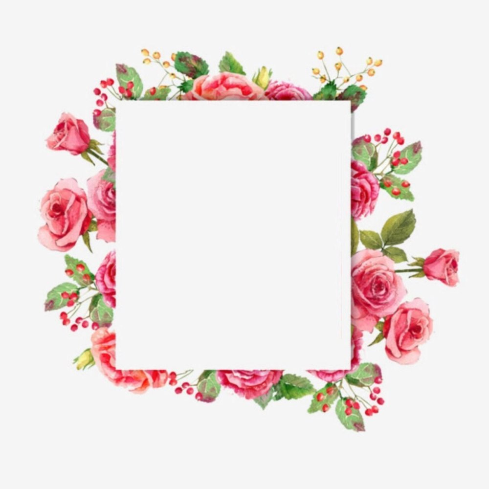 Рамка из цветов