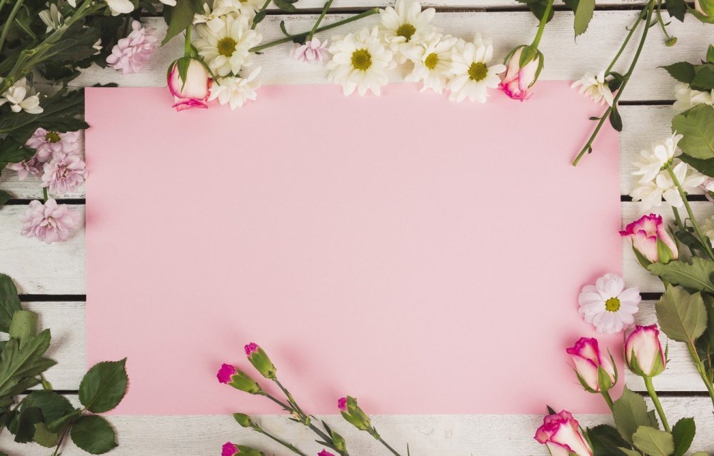 Рамка цветы