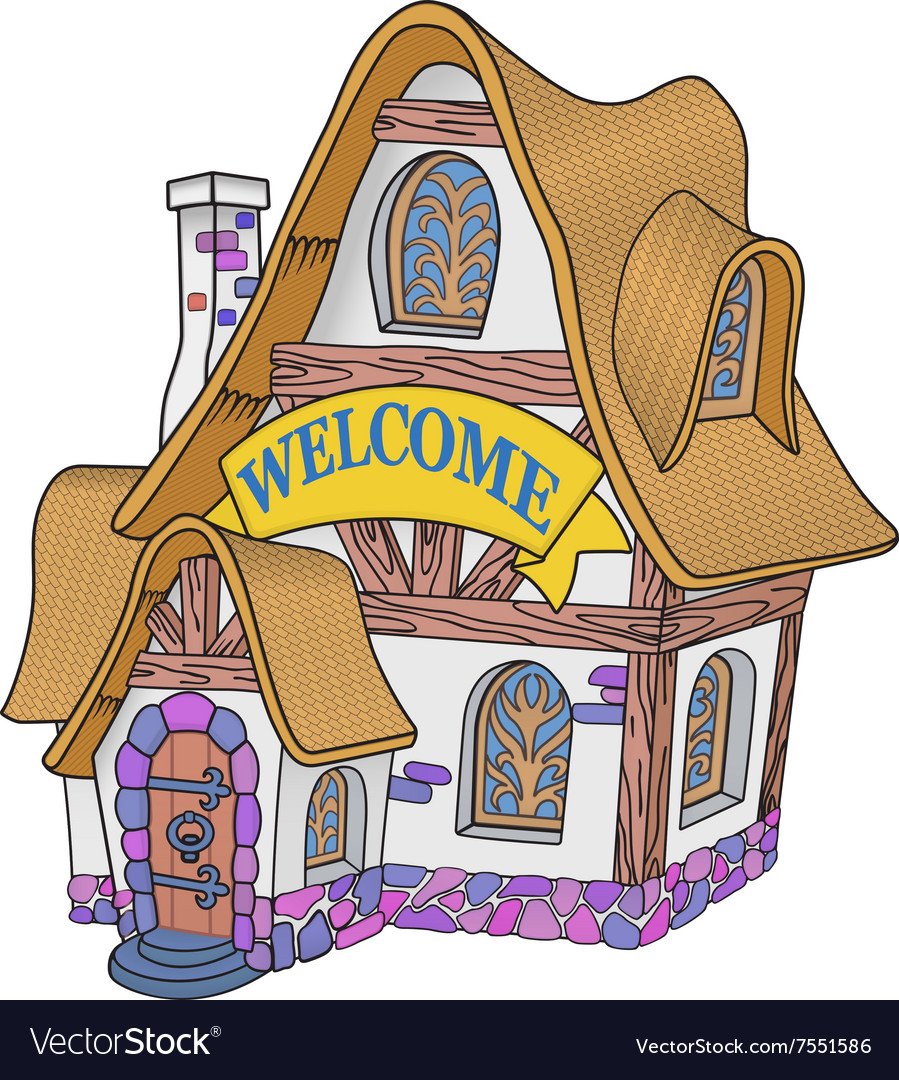 Детский мультяшный домик