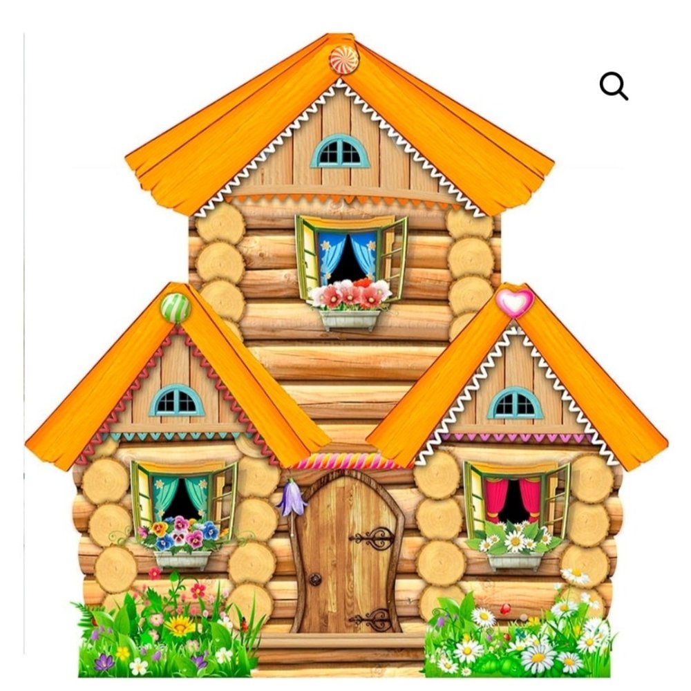 Сказочные деревянные домики вектор