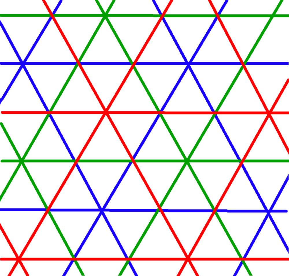 Сетка из треугольников