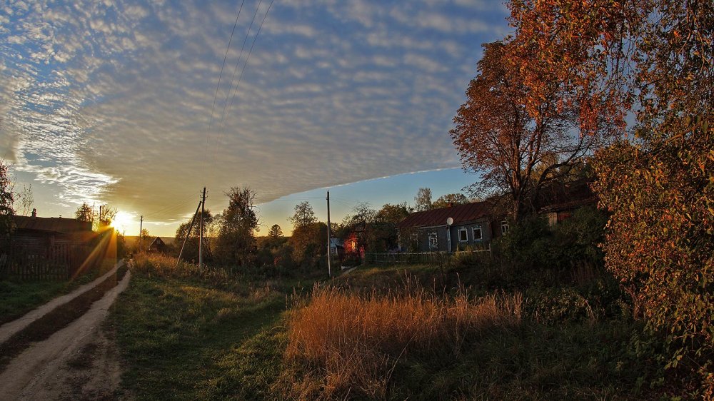 Осень Эстетика деревня