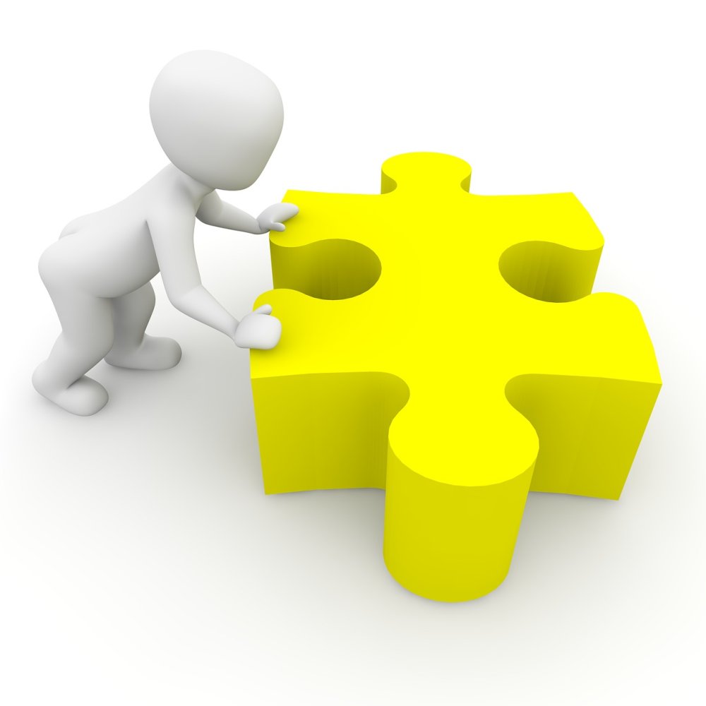 Человечки с пазлами