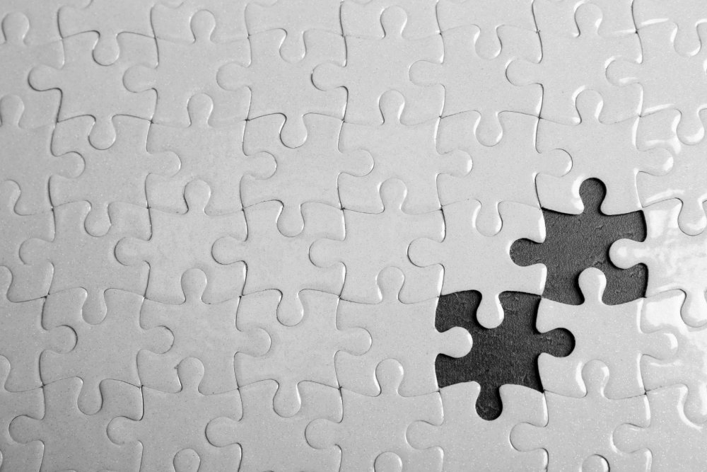 Пазлы без рисунки маленькие