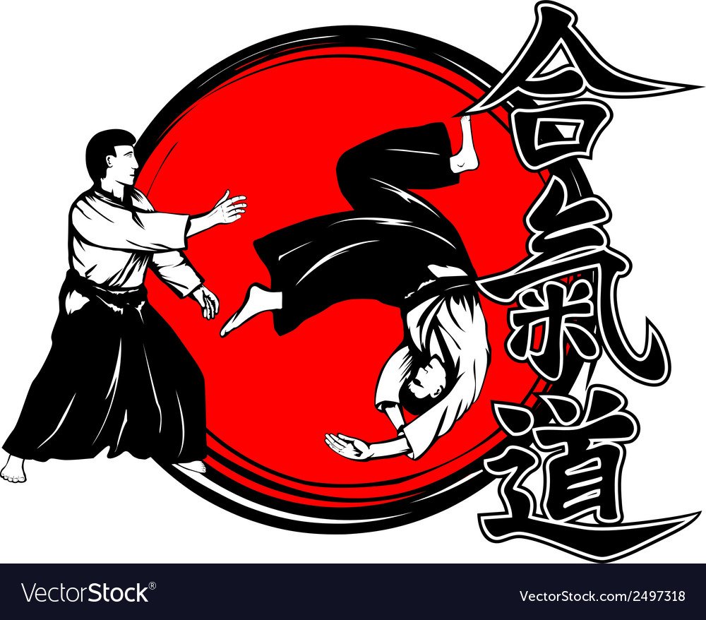 Джиу джитсу вектор