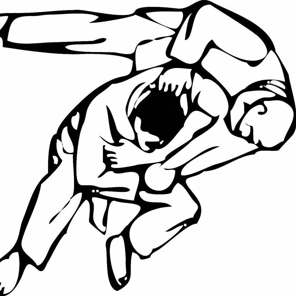 Дзюдо рисунок эмблема