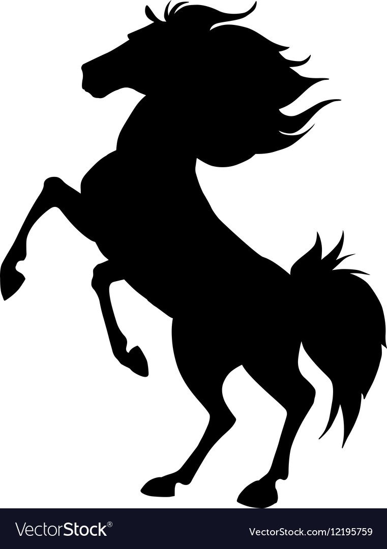 Силуэт лошадки для детей
