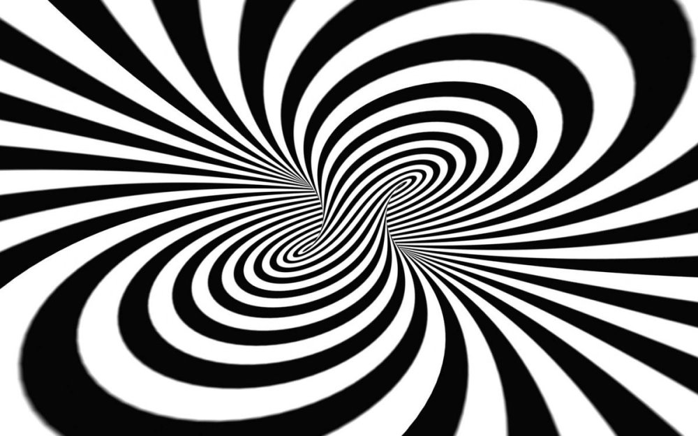 Оптические иллюзии чб