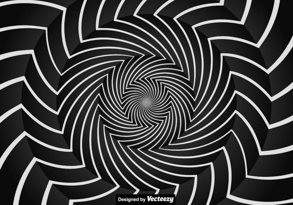 Гипнотическая спираль вектор