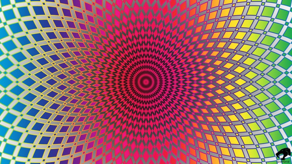 Оптическая иллюзия полоски