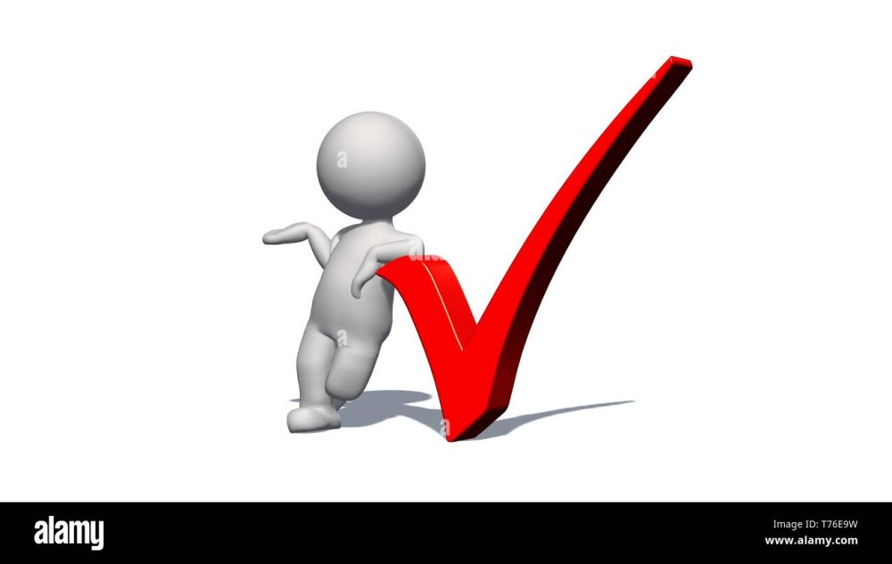 Белый человечек с галочкой