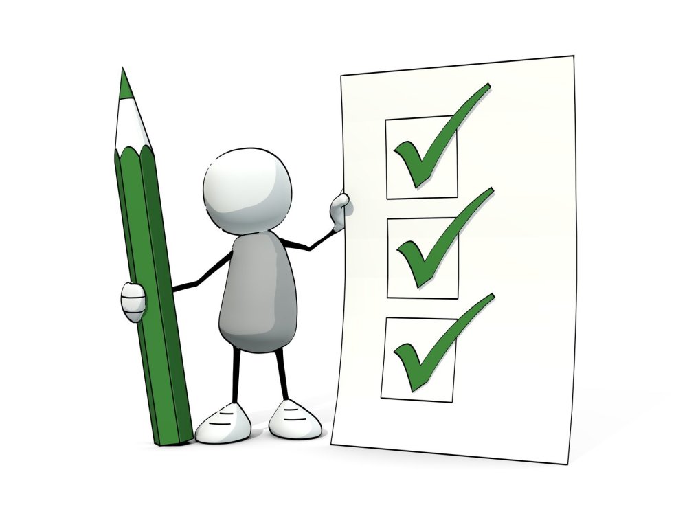 Белый человечек с карандашом